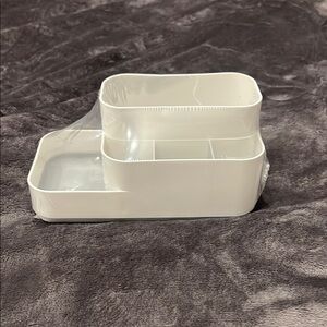 White Multi-Compartment Organizer